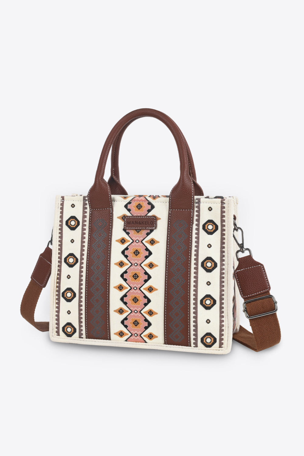 Printed PU Leather Shoulder Bag